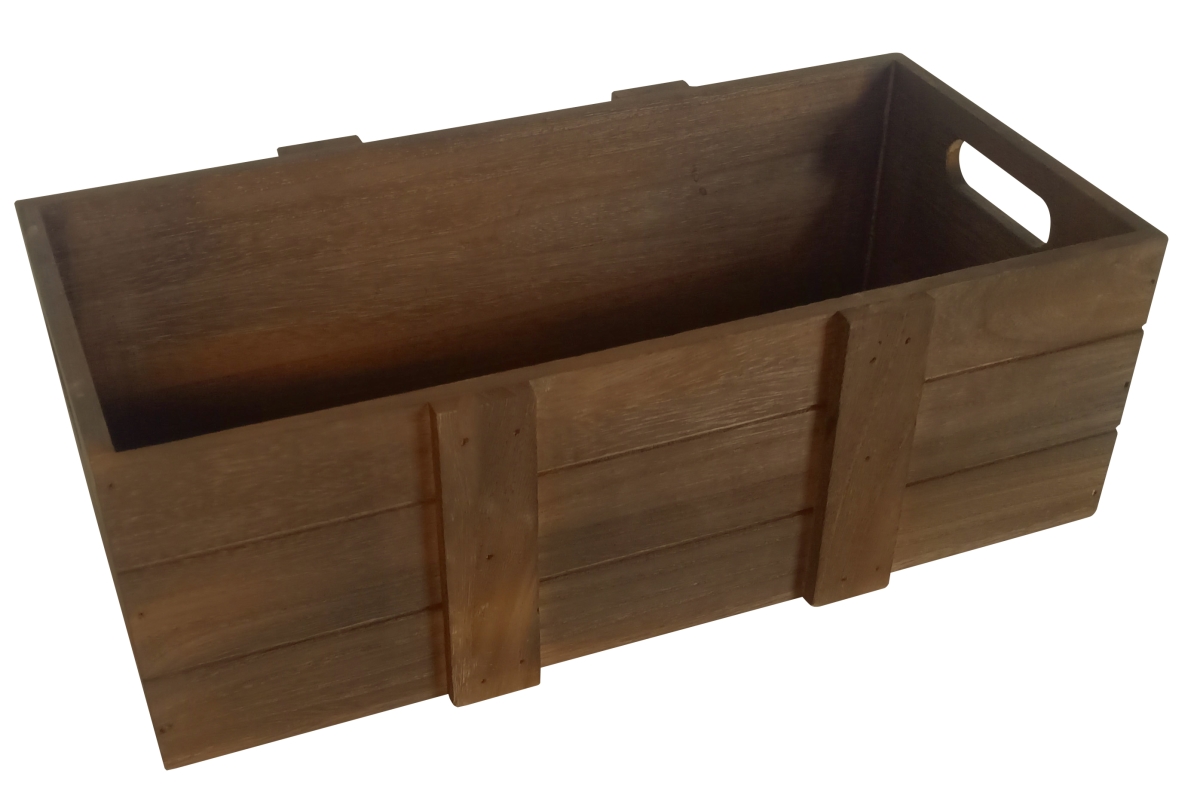 Picture of Wald Imports 2332 15 in. Rustic Dark Crate