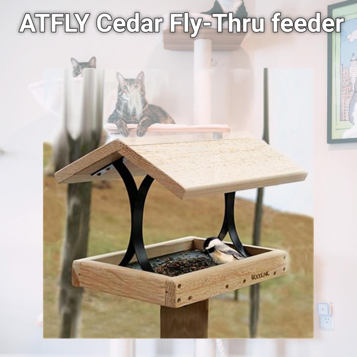 Picture of WoodLink ATFLY Cedar Fly-Thru feeder