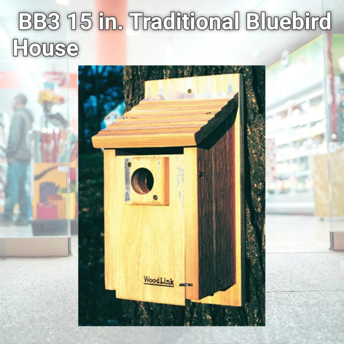 Picture of WoodLink BB3 15 in. Traditional Bluebird House