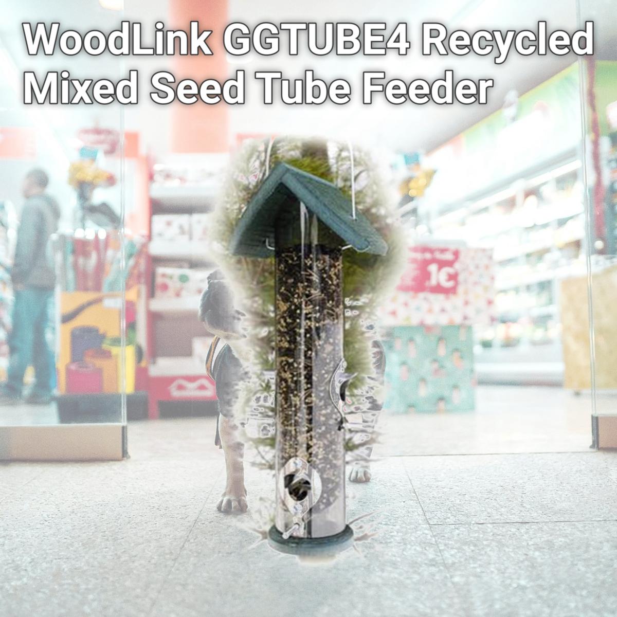 Picture of WoodLink GGTUBE4 Recycled Mixed Seed Tube Feeder
