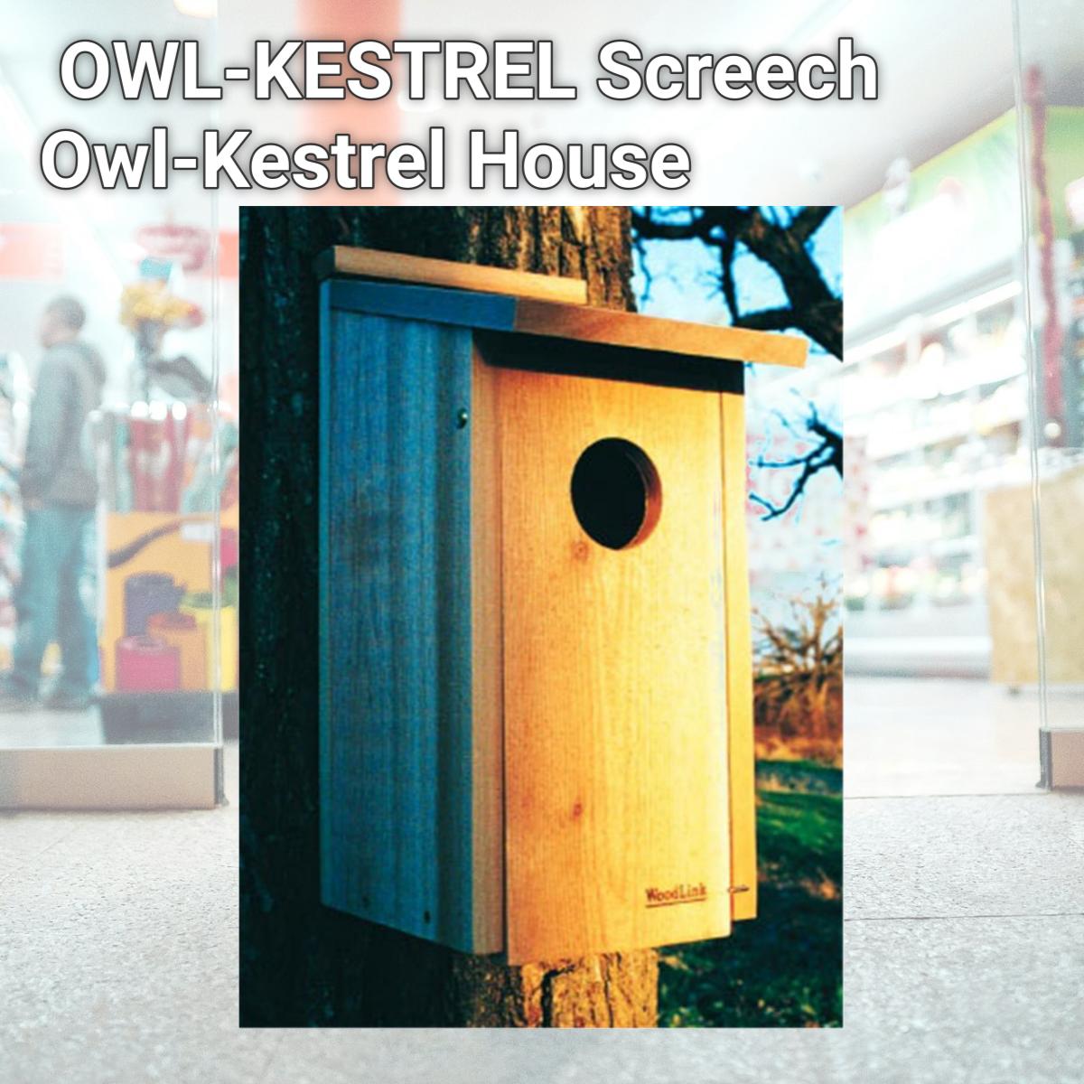 Picture of WoodLink OWL-KESTREL Screech Owl-Kestrel House