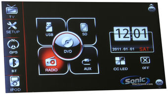 Picture of Performance Teknique ICBM9774 7 in. TFT Single DIN DVD Touch Screen In-Dash Receiver