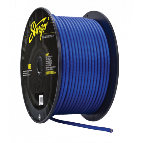 8 gauge 250 ft. Matte Blue Superflex Power Wire