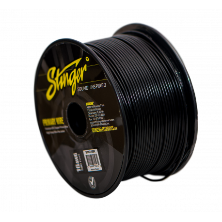 SPW316BK 500 ft. 16 gauge Primary Wire  Black