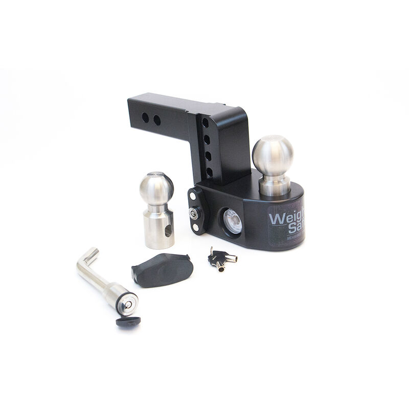 Weigh Safe LLC Weigh Safe Drop Hitch - 4" Drop for 2" Shank w/ Hitch Pin Lock Black | Camping World