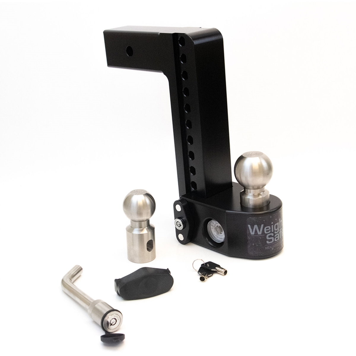 Weigh Safe LLC Weigh Safe Drop Hitch - 10" Drop for 2.5" Shank w/ Hitch Pin Lock Black | Camping World