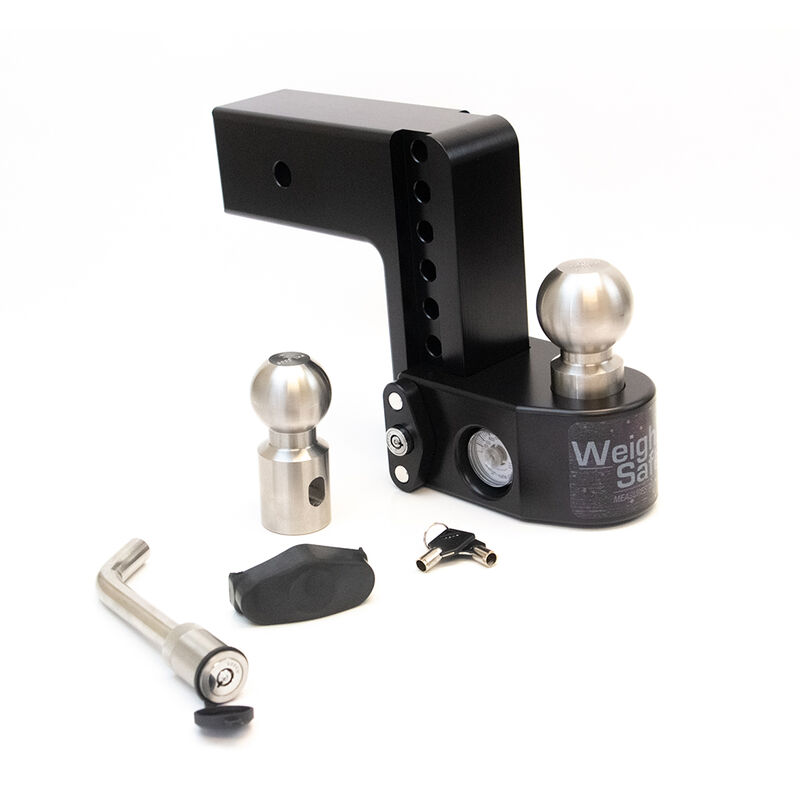 Weigh Safe LLC Weigh Safe Drop Hitch - 6" Drop for 3" Shank w/ Hitch Pin Lock Black | Camping World