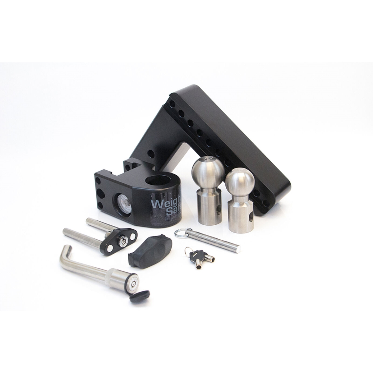 Weigh Safe LLC Weigh Safe Drop Hitch - 8" Drop for 3" Shank w/ Hitch Pin Lock Black | Camping World