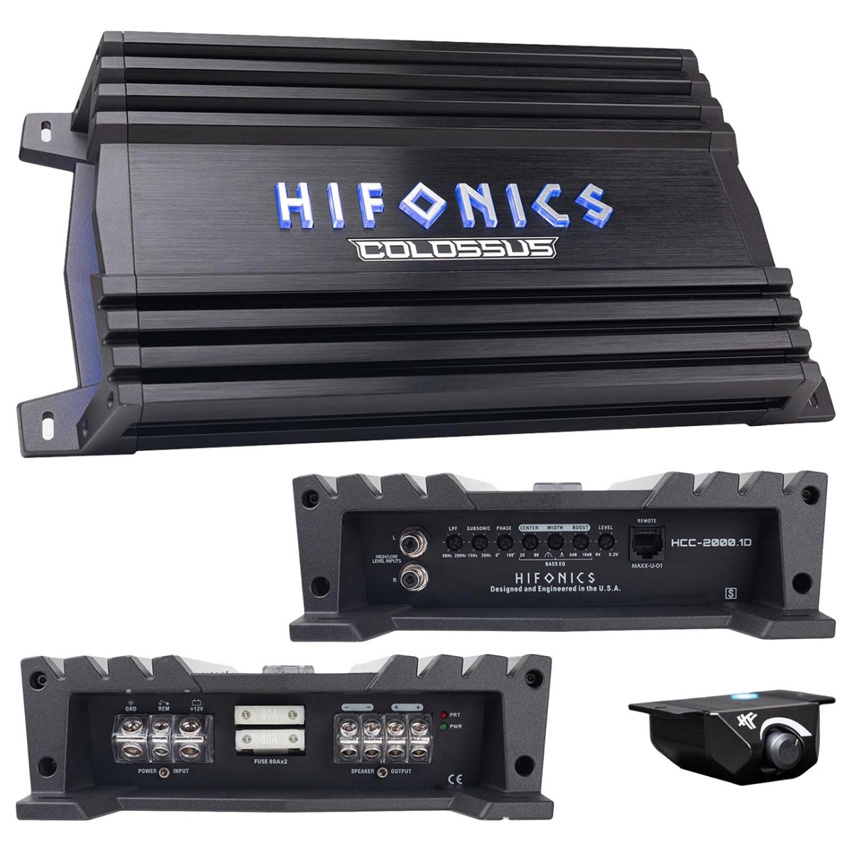 Picture of Hifonics HCC25001D 2500W Colossus Classic Mono Block Amplifier&#44; Black