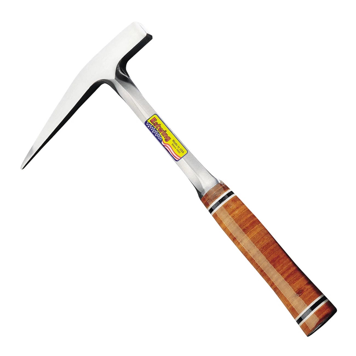 Picture of Estwing E13P 13 oz Lightweight Smooth Face Rock Pick Hammer - Leather Grip