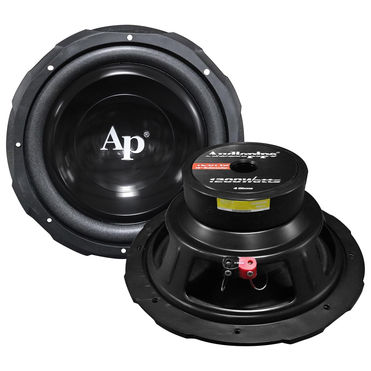 Picture of Audiopipe TSPT12 12 in. Woofer with Infinite Baffle 600W RMS & 1200W Max Single 4 Ohm Voice Coil