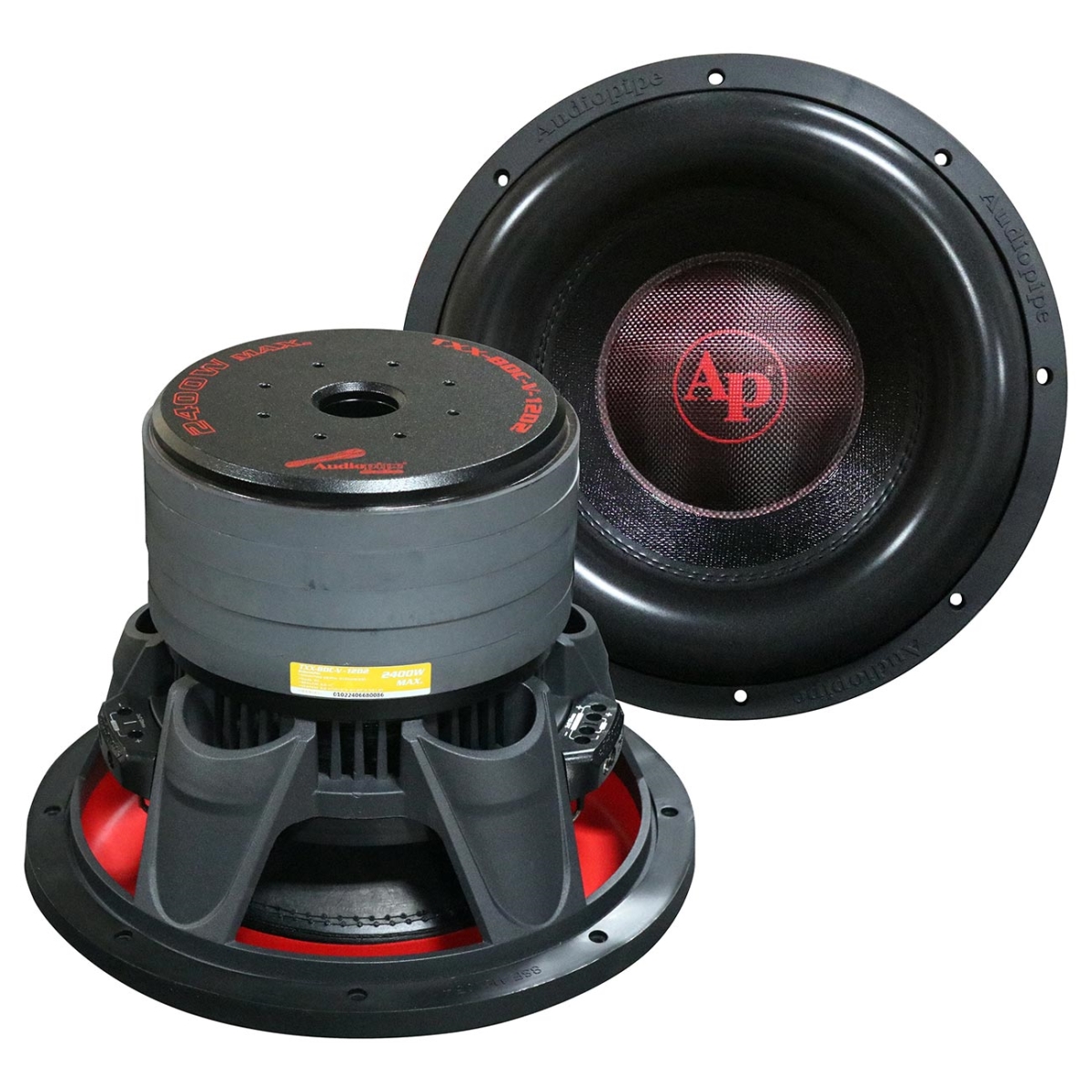 Picture of Audiopipe TXXBDCV12D2 12 in. Woofer with 1200W RMS & 2400W Max Dual 2 Ohm Voice Coil