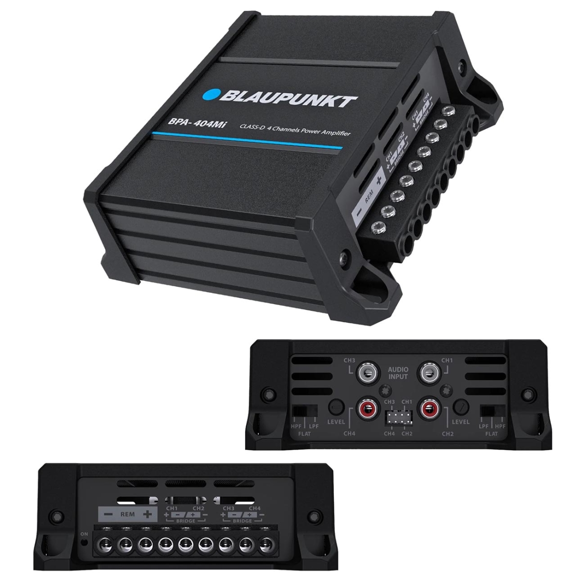 BPA404MI Micro 4 Channel Amplifier - 420W RMS & 1000W Max