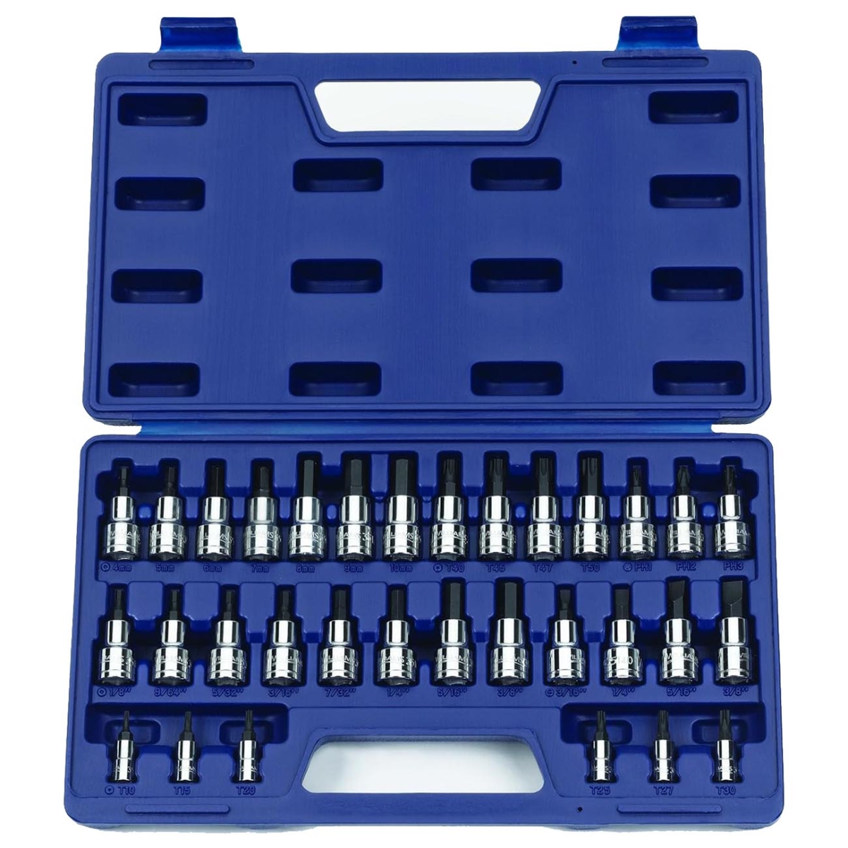JHW50681 0.375-0.25 in. Drive Bit Socket Set, 32 Piece