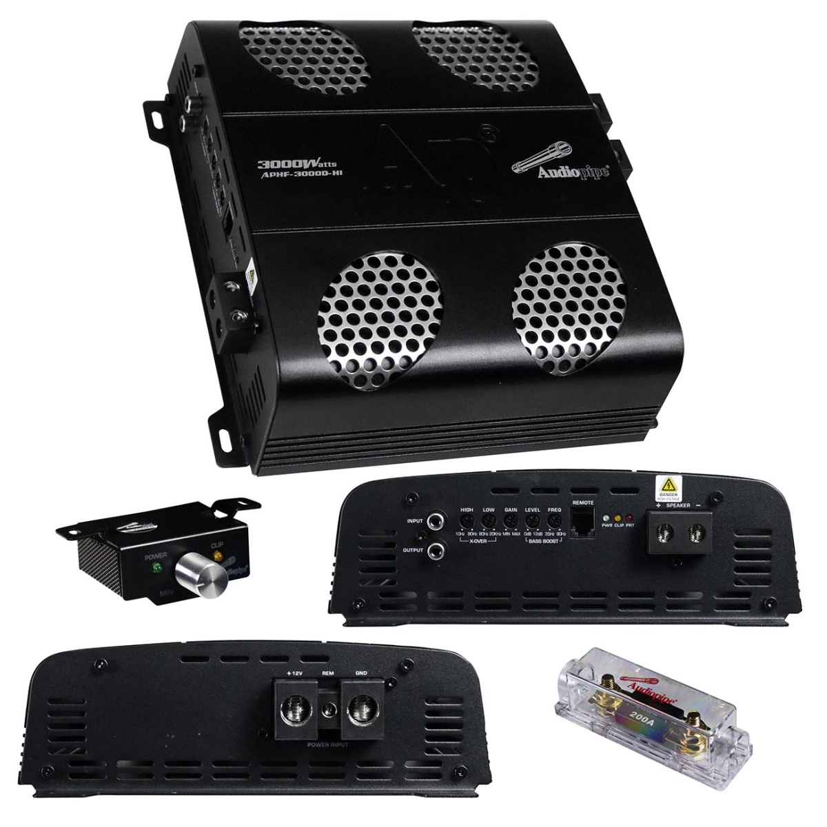 EP1000XPRO Digital Bass Enhancer Processor with Dash Mount Control