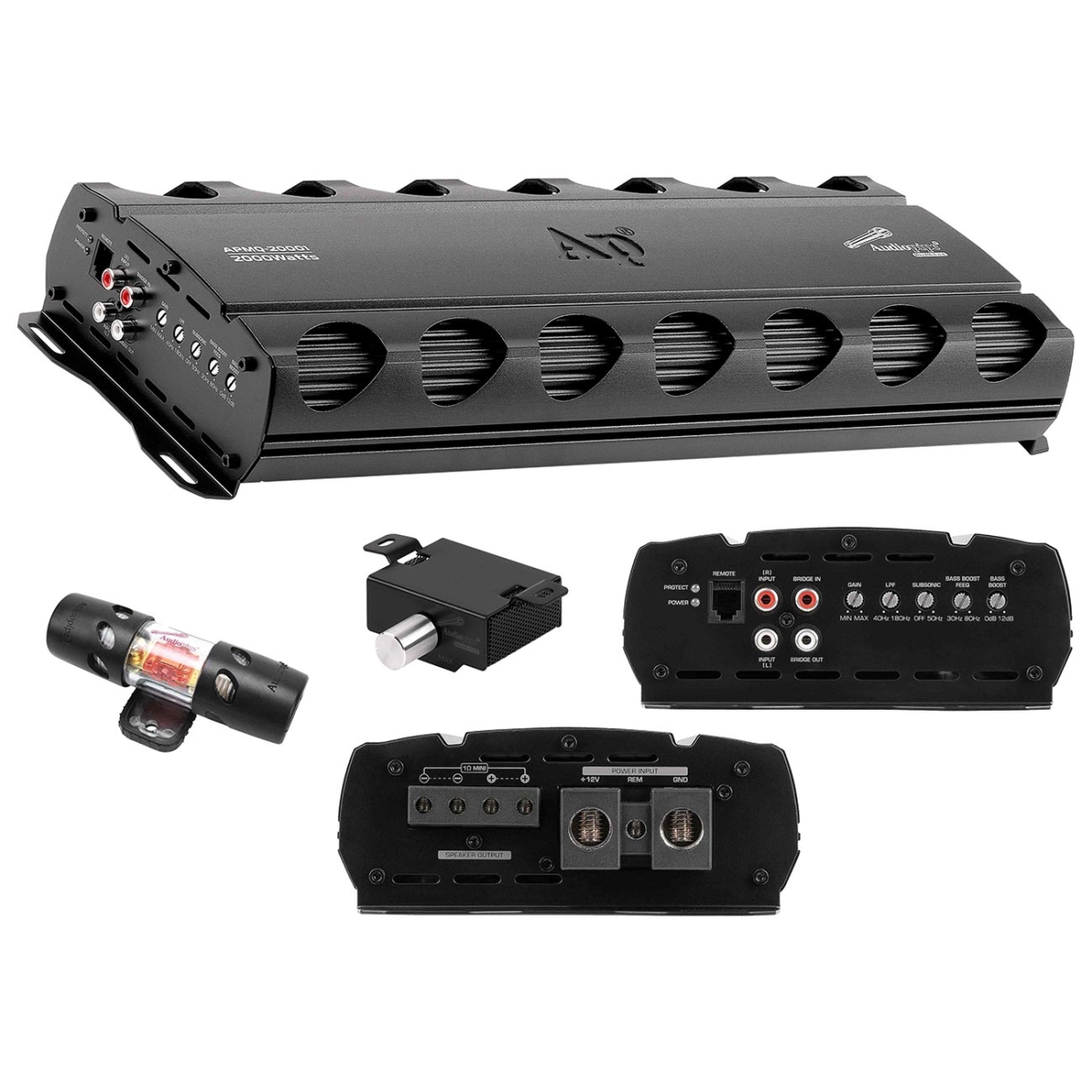 EP1200XPRO Digital Bass Enhancer Processor 2 Knobs Dash Mount Control
