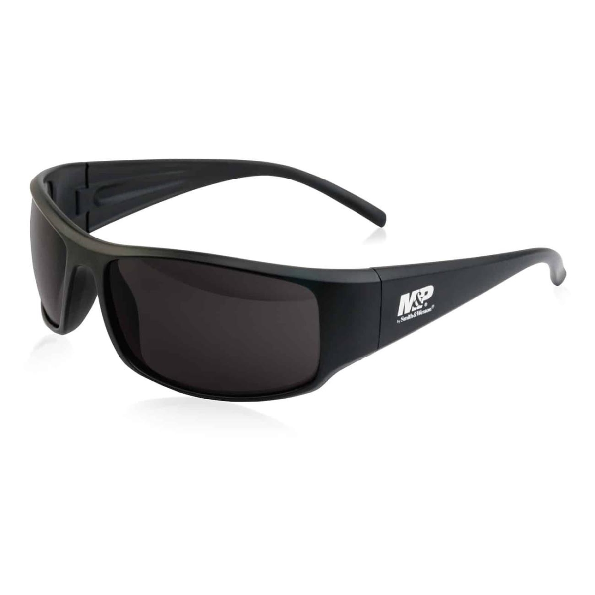 110166 M&P Thunderbolt Full Frame Shooting Glasses - Black Frames & Smoke Lenses
