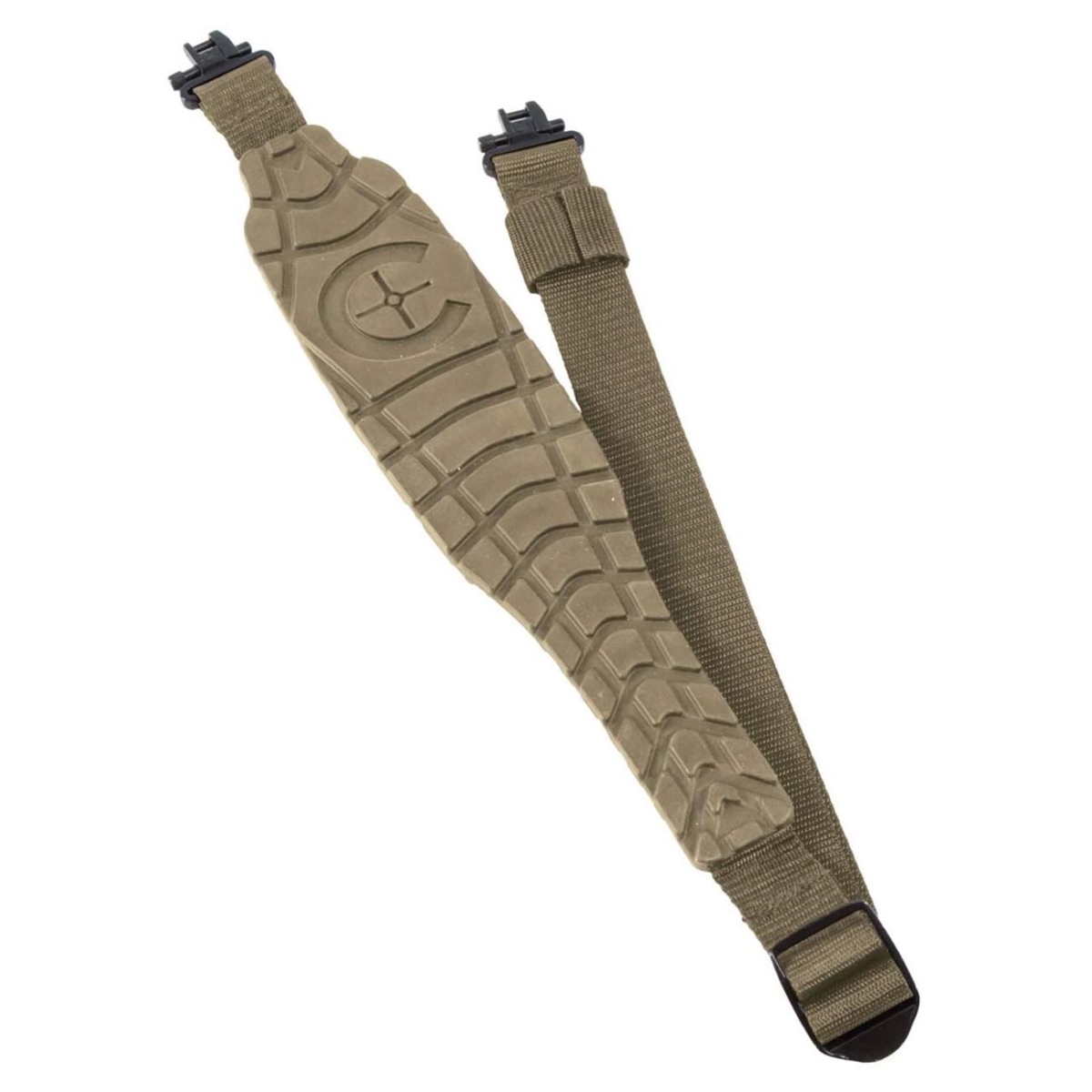 156214 Caldwell Max Grip Sling with Adjustable Overmolded Strap, Flat Dark Earth - 20 to 41