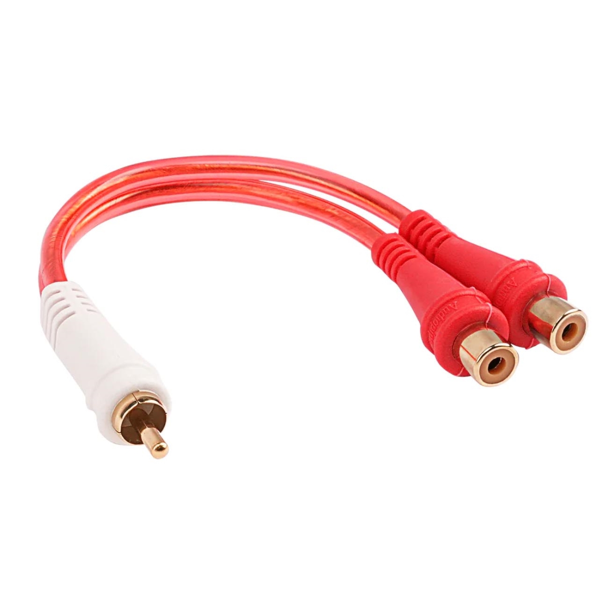 BMVGYM2F Oxygen Free 1M-2F Y-Splitter RCA Cable - 6 in.