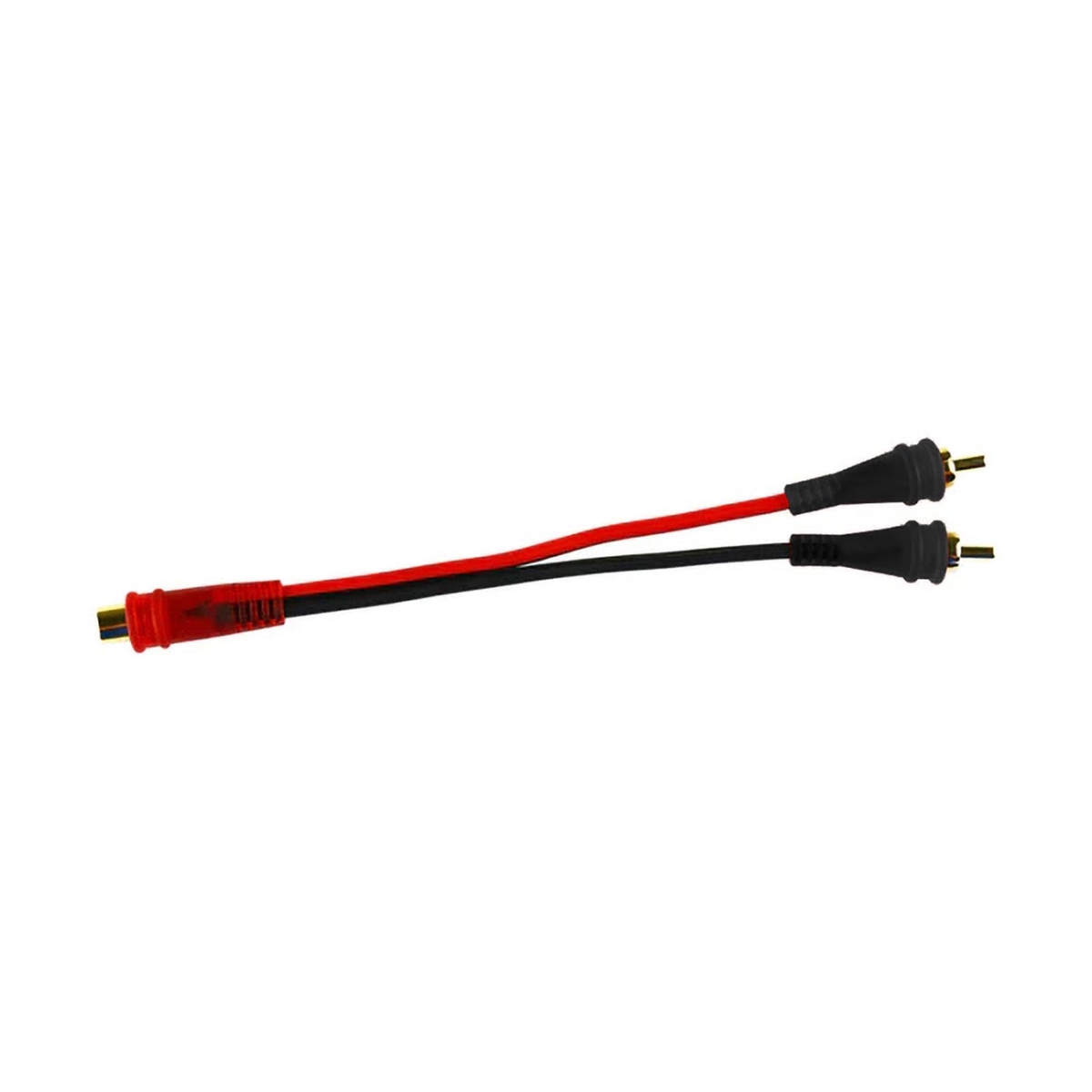 AMFVYF2M Oxygen Free 1F-2M Y-Splitter RCA Cable with Gold Connectors - 6 in.