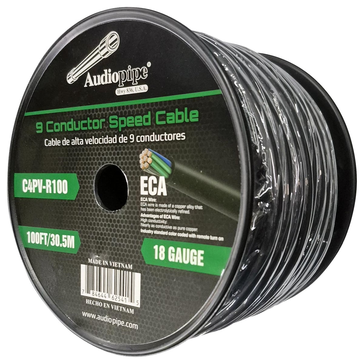 C4PVR100 100 ft. 18 Gauge 9 Conductor Speed Cable