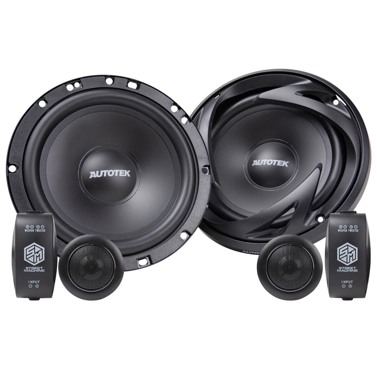 Autotek SM65C 6.5 in. 2-Way Component Speaker System, 300W Max Type