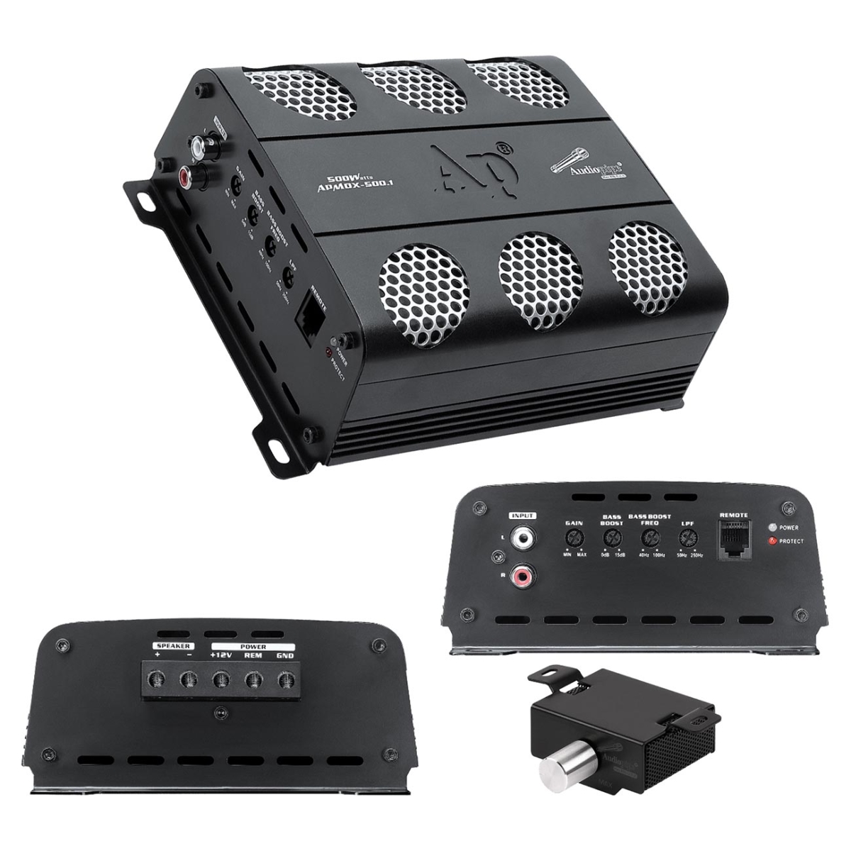 APMOX5001 580W RMS Audio pipe Compact Monoblock Amplifier