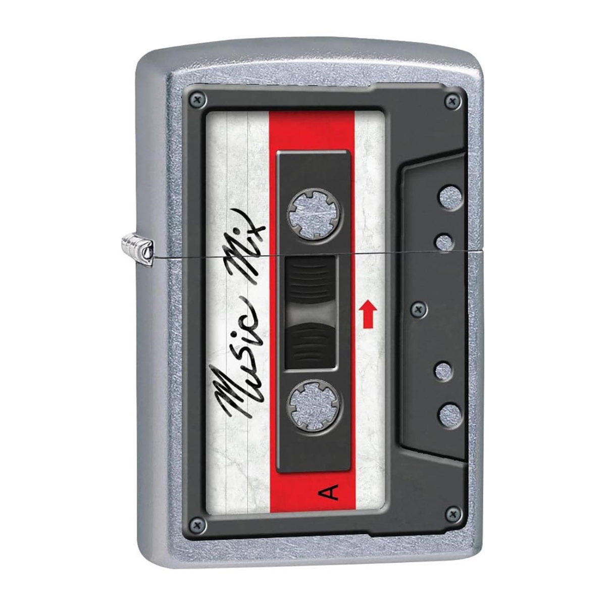 207CI402013 Cassette Tape Lighter, Street Chrome