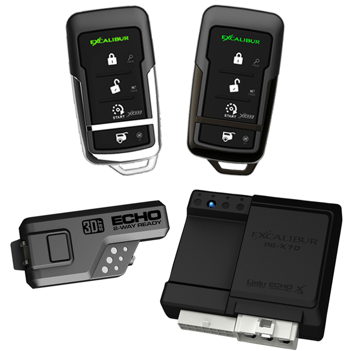 Picture of Excalibur RS3753DB 900 MHz Deluxe Remote Start &amp; Keyless Entry System