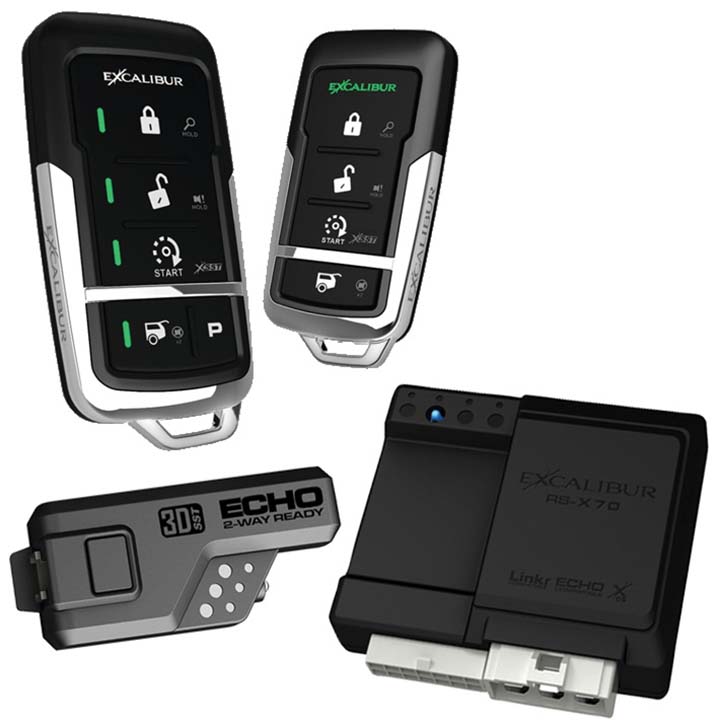 Picture of Excalibur RS4753D 900M Hz LED 2-Way Keyless Entry &amp; Remote Start