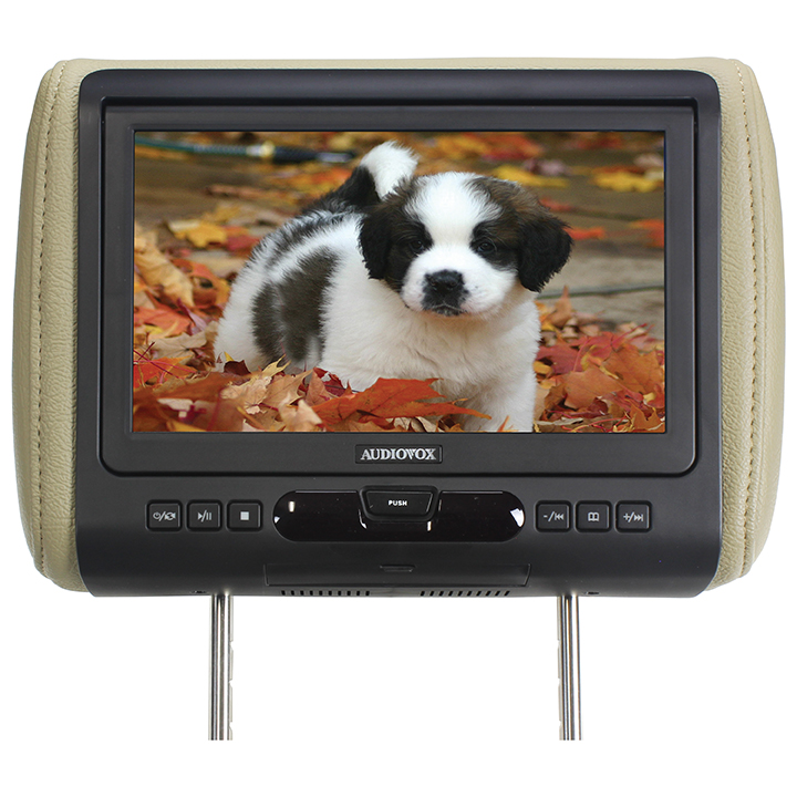 Picture of Audiovox AVXMTGHR9HD 9 in. Single Headrest with DVDHDMI Input & 3 Color Skins