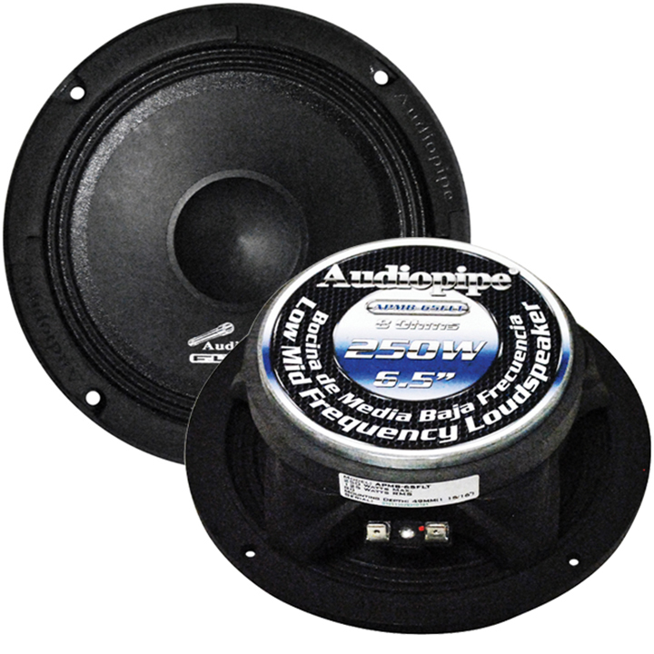 Picture of Audiopipe APMB65FLT 6.5 in. 250W Max Flat Loud Speaker