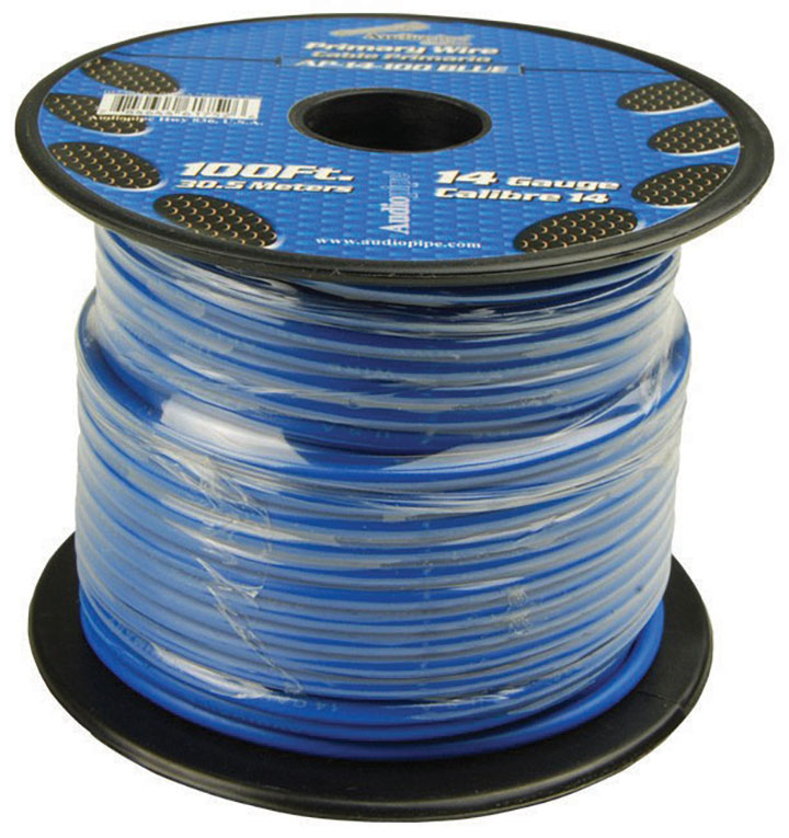 Picture of Audiopipe AP14100BL 100 ft. 14 Gauge Primary Wire&#44; Blue