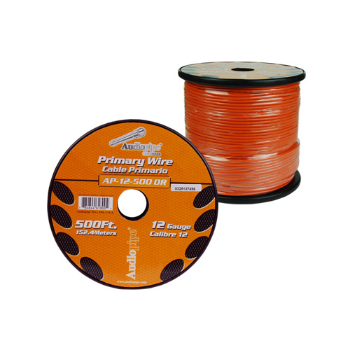 AP12500OR 500 ft. 12 Gauge Primary Wire, Orange