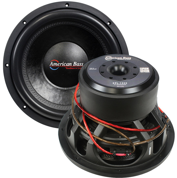 Picture of American Bass XFL1222 12 in. 2000 watt Max Woofer - 2 Ohm DVC