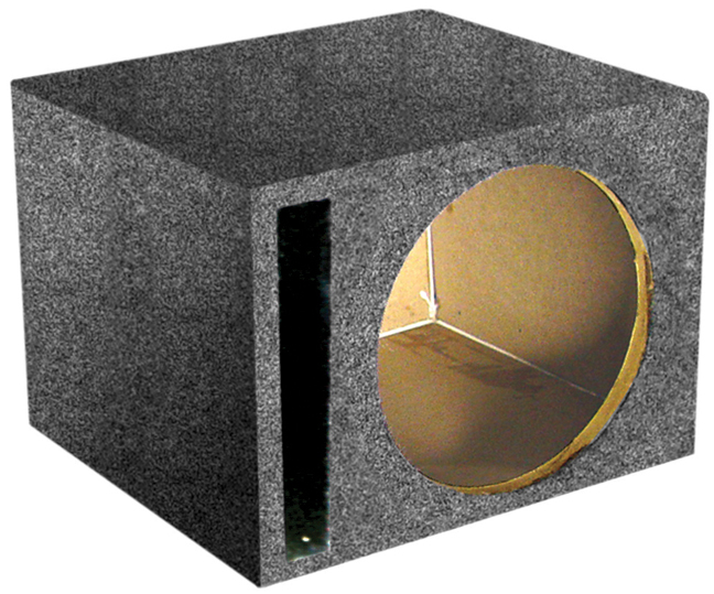 12 in. Slot Ported Empty Woofer Box