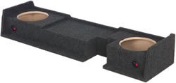 Ford X-Cab 00-03 Dual 12 in. Empty Woofer Box