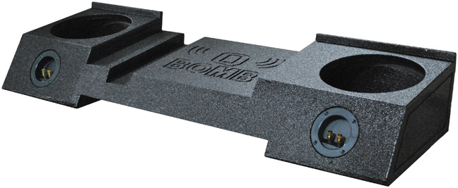 Qpower  10 in. Dual Box for GMC Avalanche Bomb Under Seat Downfire