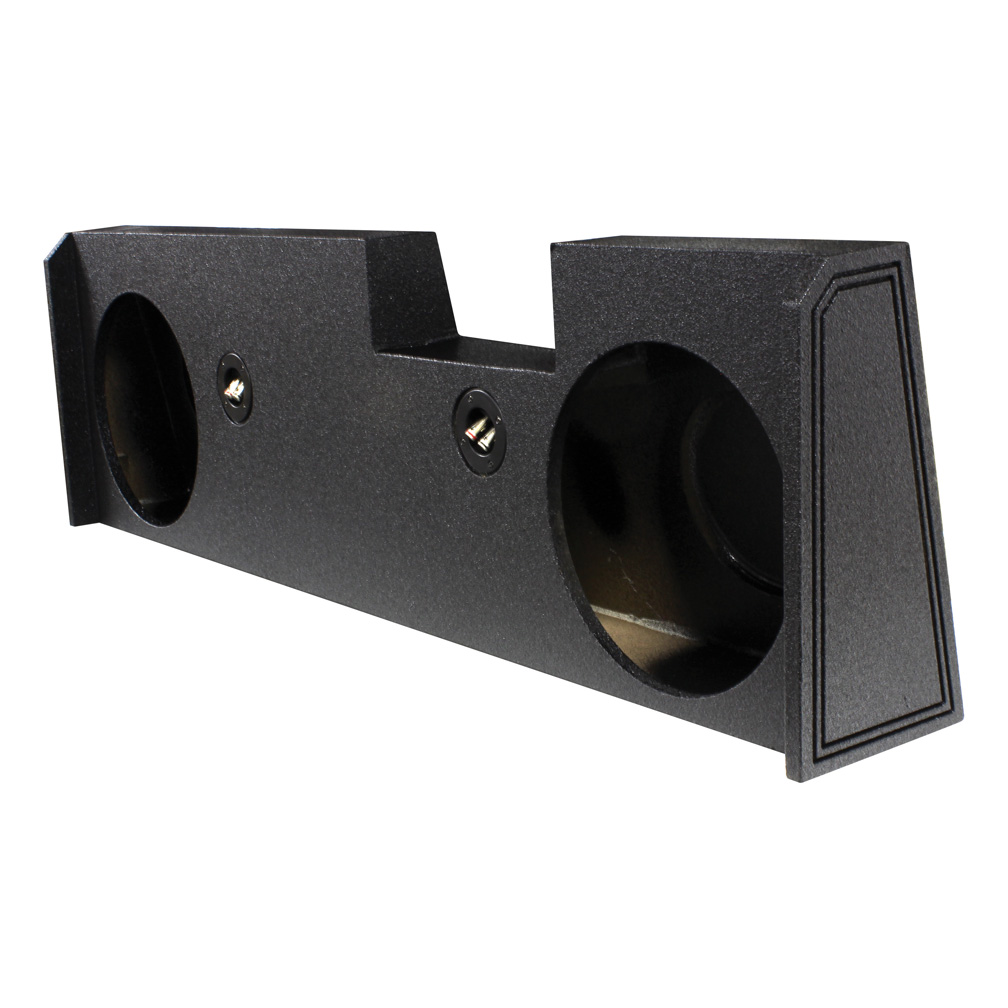 Qpower  12 in. Dual 2014-Current GM & Chevy Crew Cab Woofer Box Bed Liner Sprayed