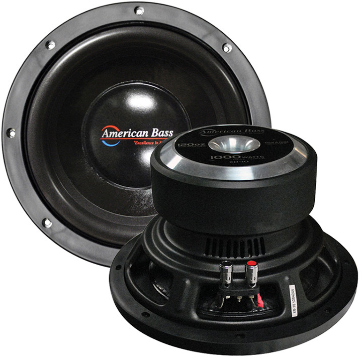 Picture of American Bass XD1044 10 in. 900 watt Max 4 Ohm DVC Woofer