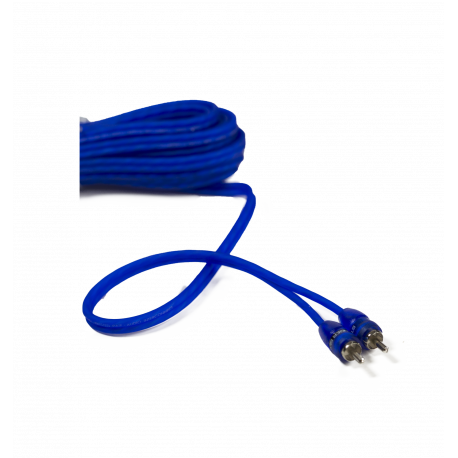 6 ft. Blue Competition Series Twisted RCA Cable