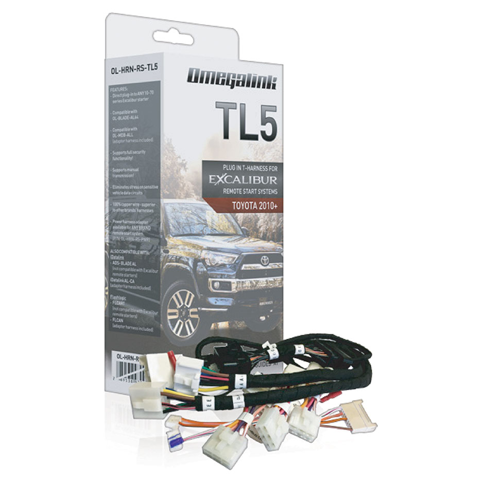 OLHRNRSTL5 Omegalink Plug & Play Harness Covers for 2010-Up Scion & Toyota
