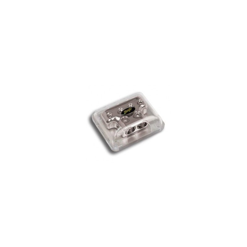 Power Distribution Block - Two 1-0GA Inputs & Four 4GA