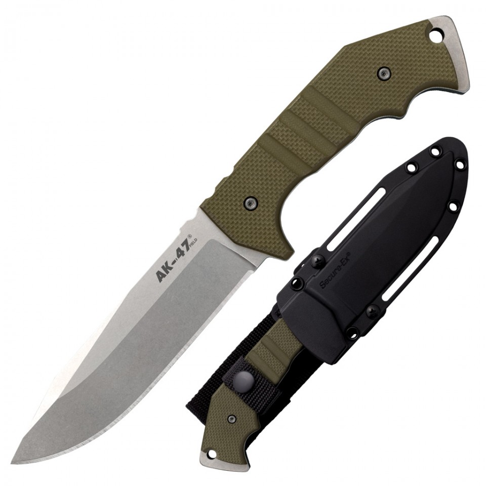 Picture of Coldsteel 14AKA AK-47 Field Knife with Olive Drap Green G-10 Handle