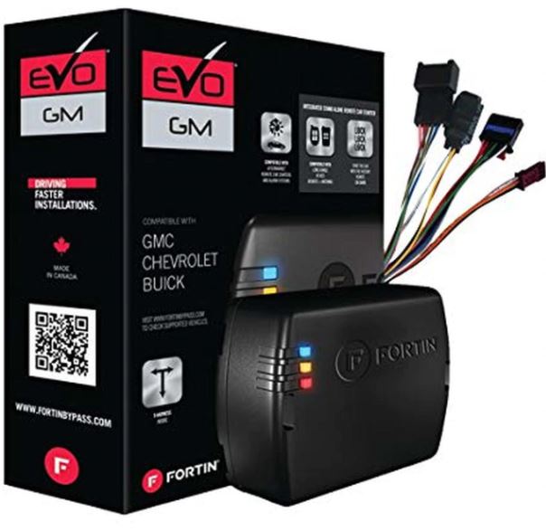 EVOGMT6 Remote Start Module & T-Harness Combo for Cadillac Chevrolet Push-To-Start Vehicles -  Fortin