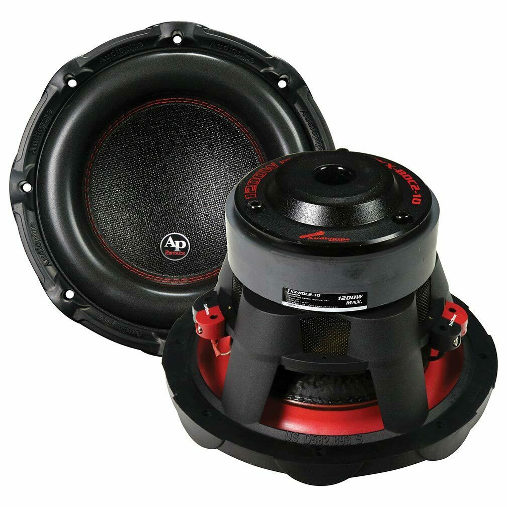 Picture of Audiopipe TXXBDC210 10 in. Woofer 1200W Max 4 Ohm Dual Voice Coil