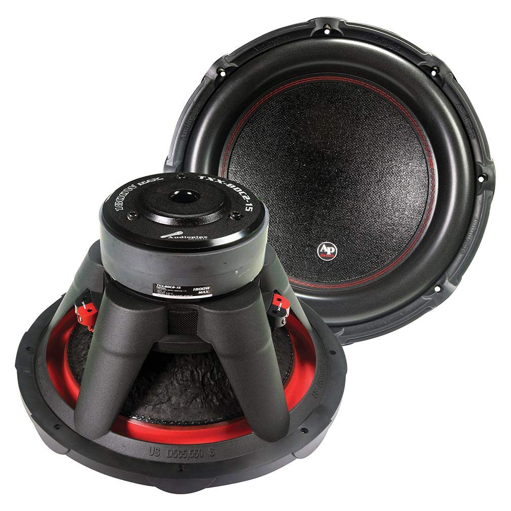 Picture of Audiopipe TXXBDC215 15 in. Woofer 1800W Max 4 Ohm Dual Voice Coil