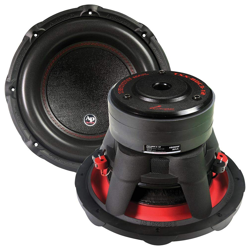 Picture of Audiopipe TXXBDC312 12 in. Woofer 1800W Max 4 Ohm Dual Voice Coil