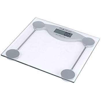 Picture of American WeightScales GS150 Peachtree Series GS-150 Tempered Glass Digital Bathroom Scale with LCD Display