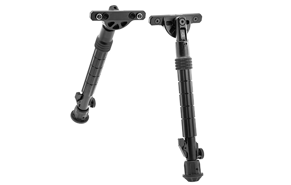 TLBPDK02 8 x 11.8 in. Recon Flex KeyMod Bipod Matte, Black